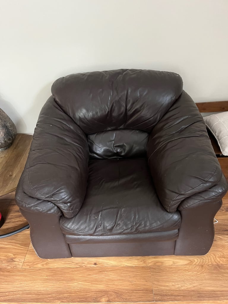 Free Italian leather sofa and chairs