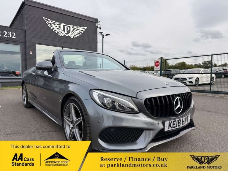 2018 Mercedes-Benz C Class 2.0 C300 AMG Line Cabriolet 2dr Petrol G-Tronic+ Euro 6 (s/s) (245 ps)...