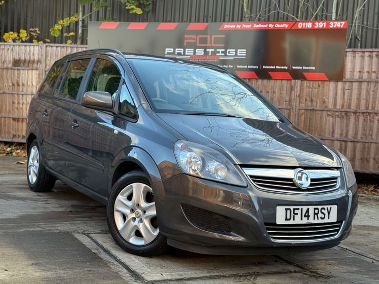 2014 Vauxhall Zafira 1.8 Zafira Exclusive 5dr MPV Petrol Manual