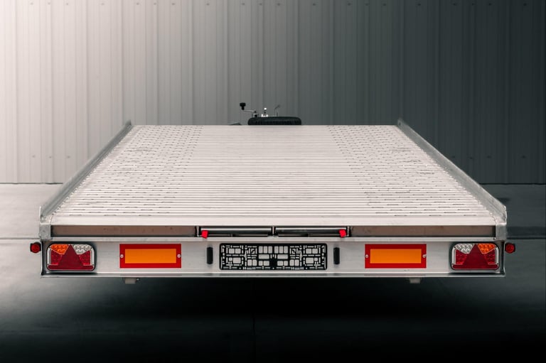 AMS 5.6m x2.25m Car Transporter Trailer Recovery Truck 3500kg Full aluminium 