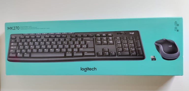 Wireless Keyboard and Mouse Logitech MK270