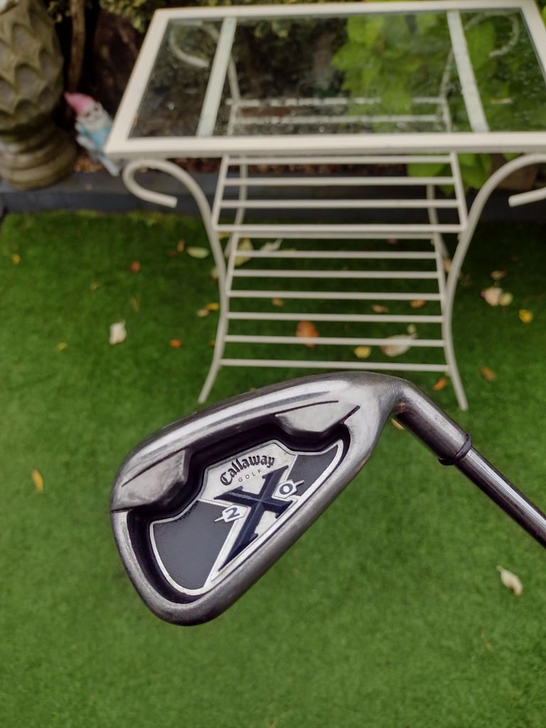 CALLAWAY GOLF X20 STEEL SHAFT 7 IRON GOLF CLUB WITH CALLAWAY GOLF CLUB GRIP 