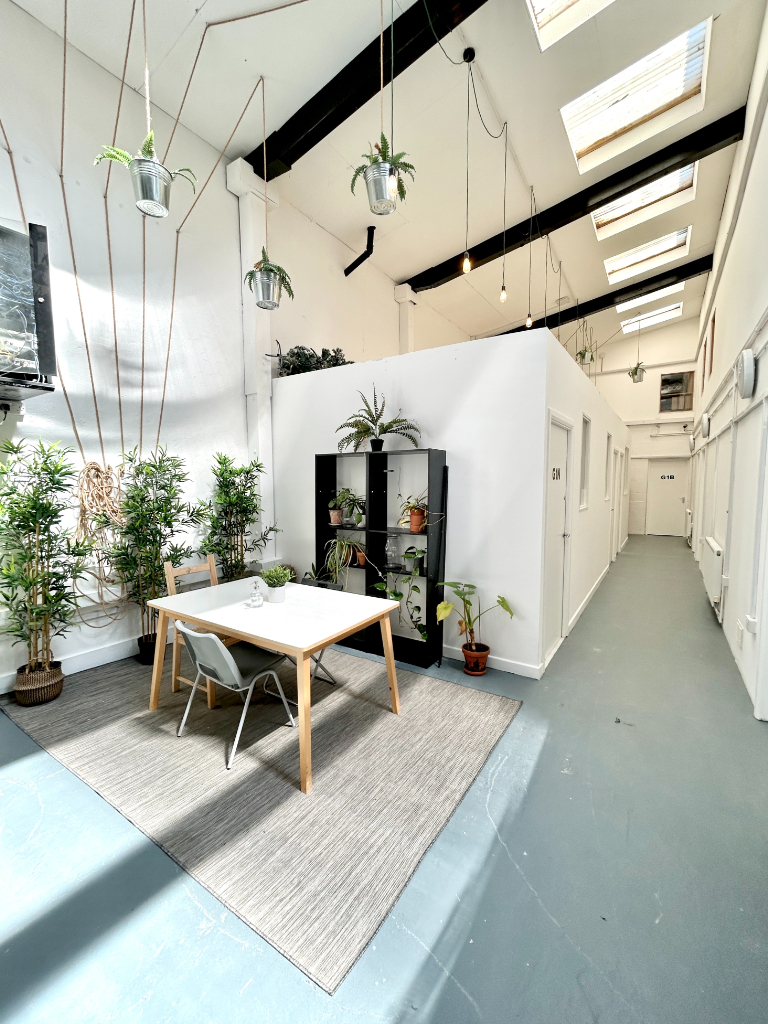 Co-working Fixed Desk Space in Shared Creative Studio by Homerton Station in Hackney
