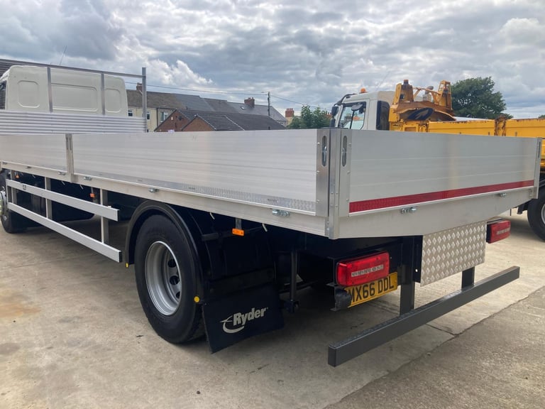 66 DAF LF 55.220 18 ton FLATBED TRUCK EURO 6 new 23  FT ALLOY DROP SIDE BODY 