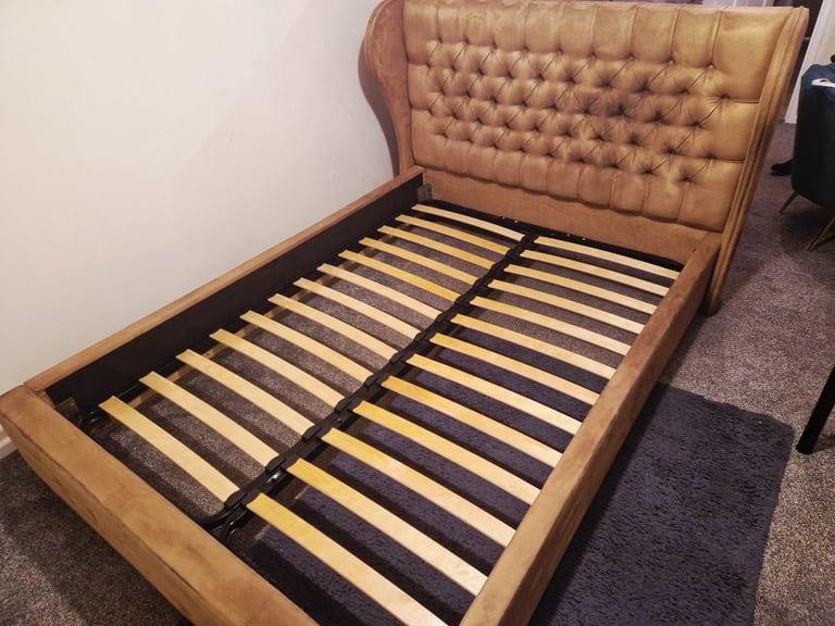 image for Brown double bed