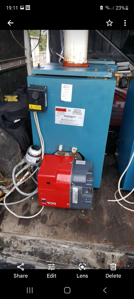 Central Heating Reconditioned Oil Boilers For Sale Buderus G115WS