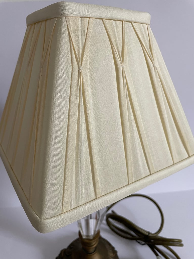 Beautiful Heavy Side Lamp With Crystal Body 