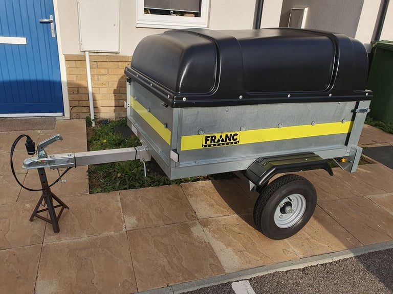 Franc 4x3 trailer with ABS hard top 
