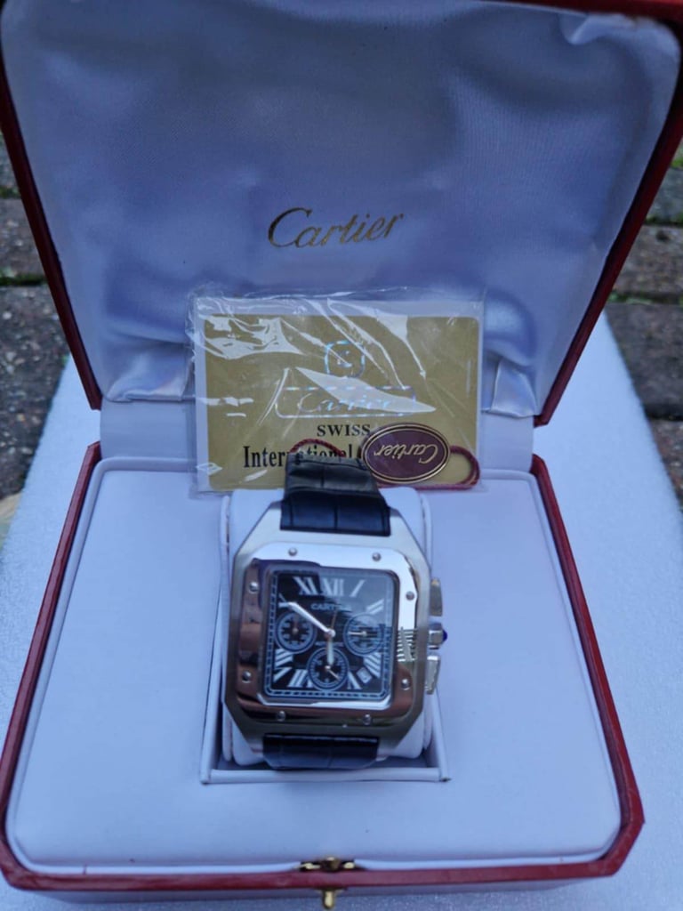 Men cartier watch santos smart 