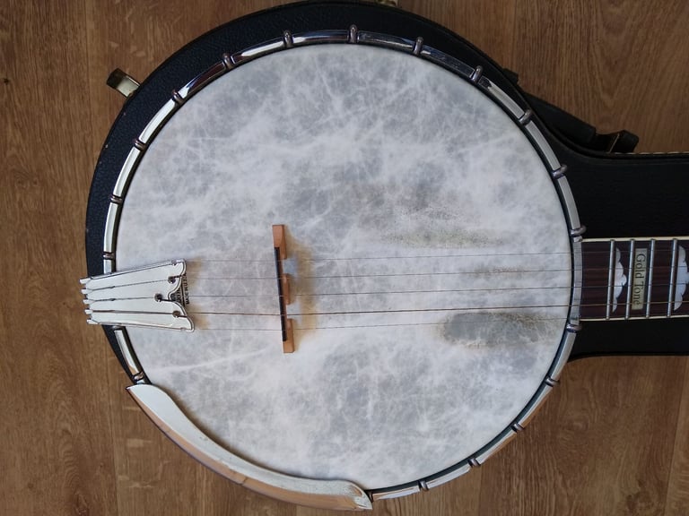 Left-hand Gold Tone White Ladye Banjo