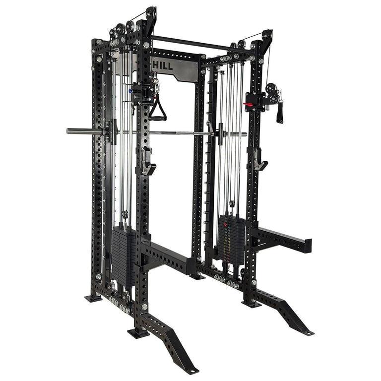 image for V2 Bulletproof Multi Rack System: Squat Rack | Cable Machine | Smith Machine (Gym Weights)