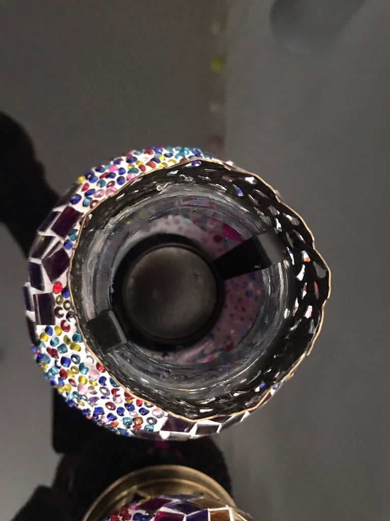 Mosaic Tea Light Candle Holder Decorative Lamp