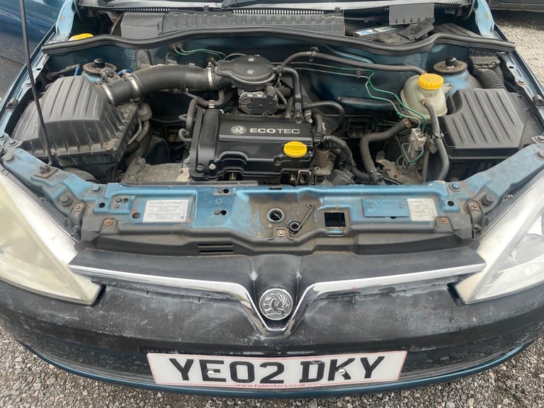 VAUXHALL CORSA 1.0 COMFORT 02 REG BLUE 3 DOOR MOT APRIL 6TH 2026 LOW INSURANCE 50+MPG