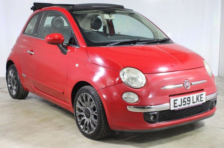 2009 59 FIAT 500C 1.3 MULTIJET LOUNGE CONVERTIBLE 2DR DIESEL MANUAL EURO 5 (75 B