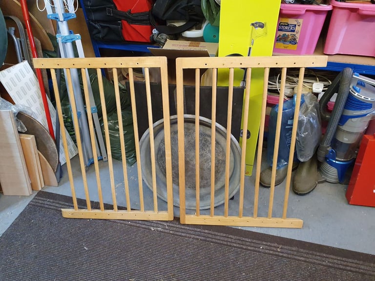 TWO SECTION FROM A STAIR GATE