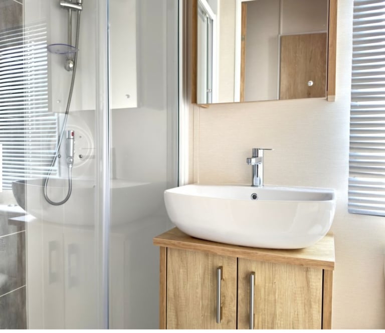 Static lodge/caravan, Goonhavern Cornwall 