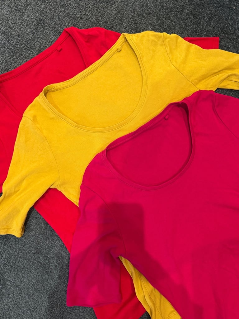 image for Ladies Mid Sleeve T-Shirts (Set of 3) 