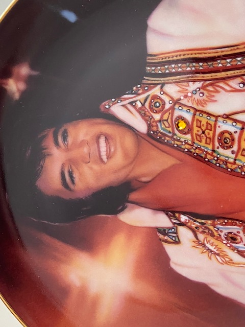 Elvis Plate Brad Ex. 'Remembering Elvis Collection - The Spirit' Plate 4 NR MINT