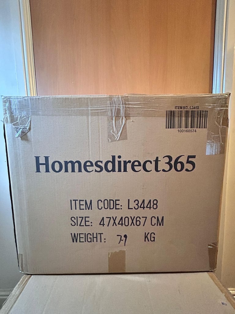 Brand New In Box Addison 1 Drawer, White Bedside Table.
