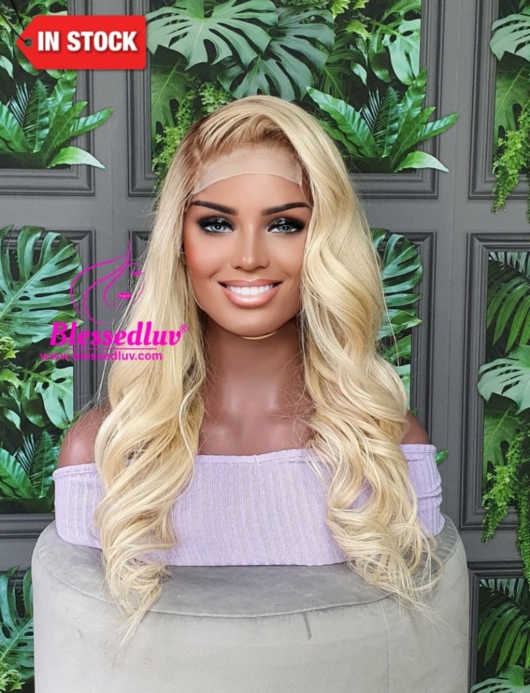 Pearl Ombre Blonde Curly Closure Wig | in Chatham, Kent | Gumtree