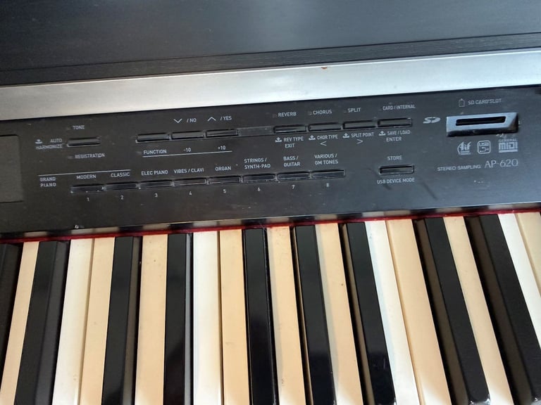 Casio Celviano AP-620 Digital Piano and stool in satin black