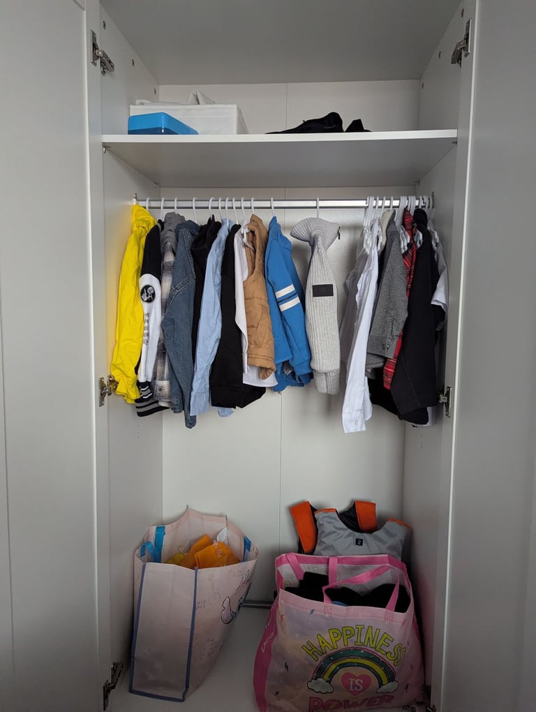 Silver cross baby furniture wardrobe & drawers (changing table)