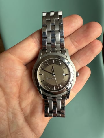 Gucci 5500XL Stainless Steel Men's Watch in Barking, London