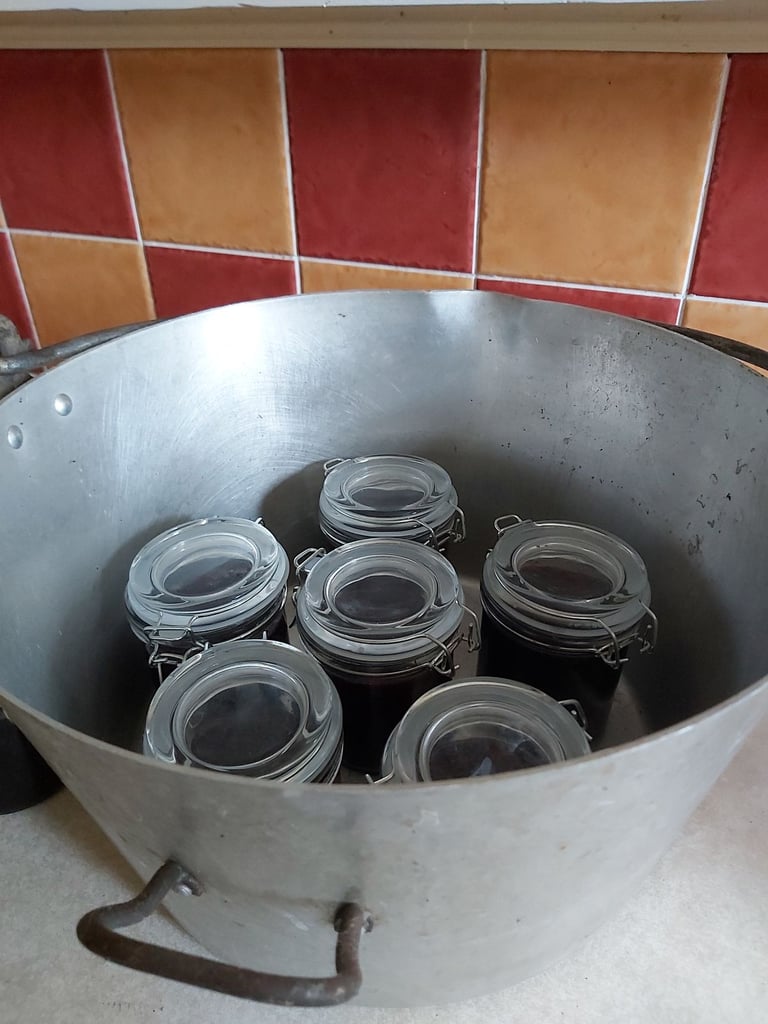 image for Large jam preserving pan
