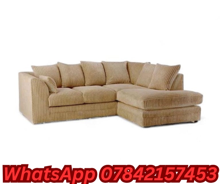 image for stylish Corner L shape sofa 2+3 seater Sofa With Cushion 