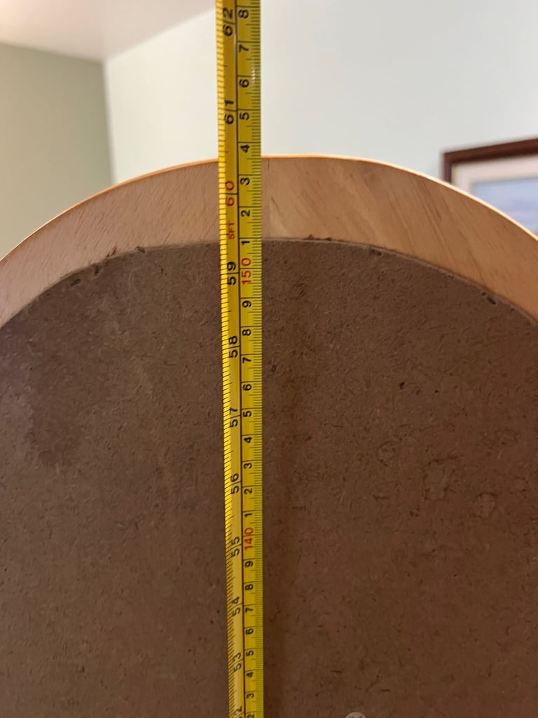 Standing pine wood, Mirror, adjustable.