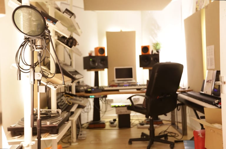 Music Studio | Podcast | SoundProof Room | Therapy Room in Hackney East London E9