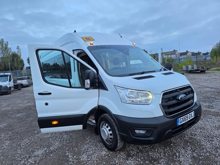 2019 Ford Transit 2.0 460 EcoBlue Trend RWD L4 High Roof Euro 6 (s/s) 5dr (17 Seat, DRW) Minibus ...