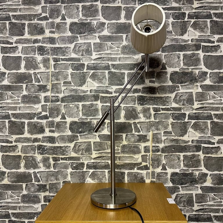 Adjustable Modern Table Lamp with White Shade