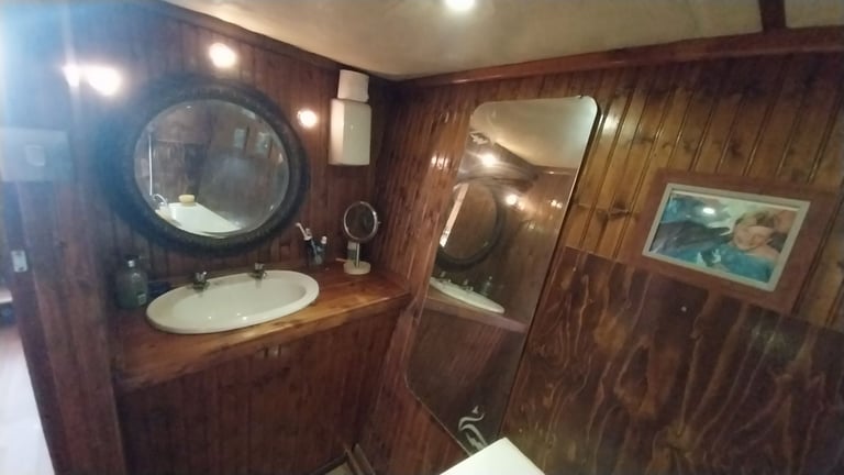 Bruce Roberts 50ft livaboard steel boat