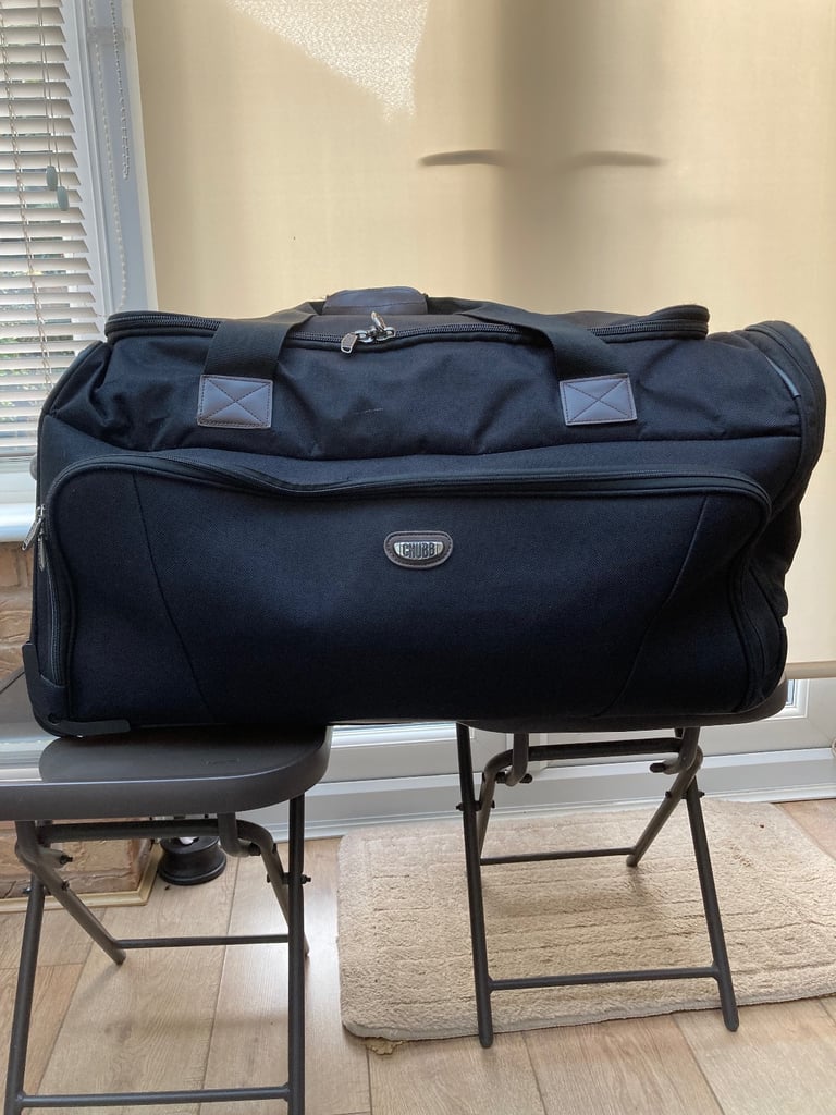 image for Black canvass suitcase 