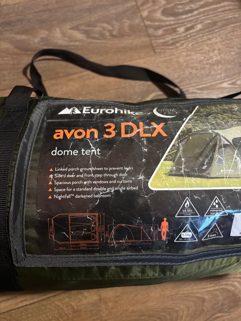 Tent for 3 people Eurohike