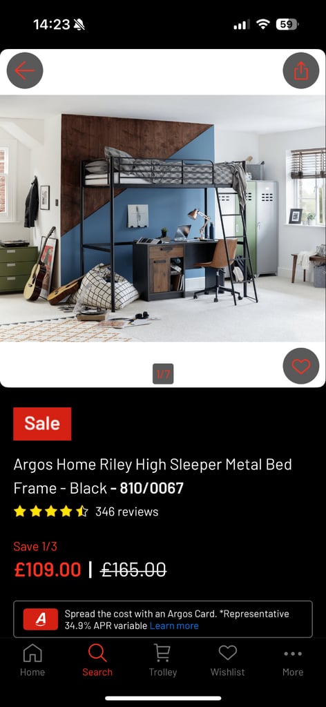High Sleeper Bed 