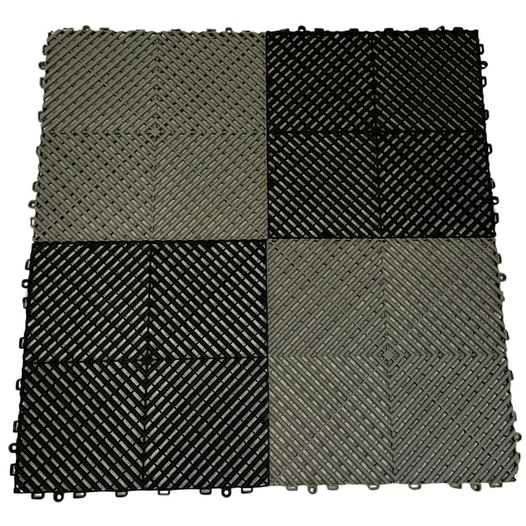 SALE | Garage Guard 400mm² Floor Tiles - Flooring Auto Detailing Workshop Warehouse Tuff
