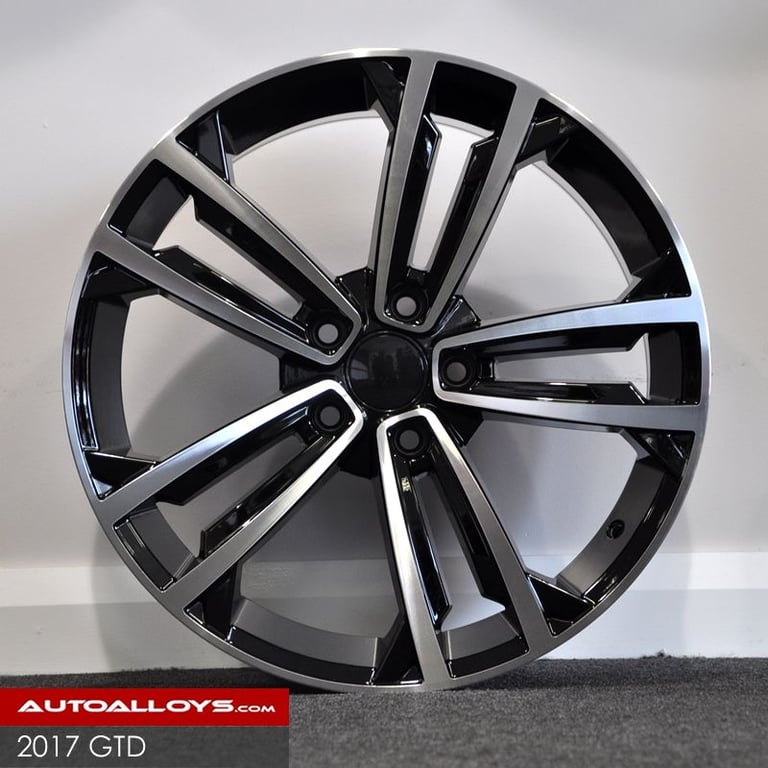 18 & 19 2017 GTD Style alloy wheels and tyres 5x112 (Suits most VW and Seat models)