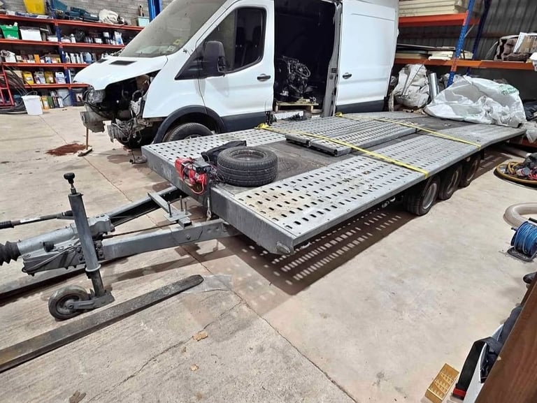 image for Tri-Axle Car Transport Trailer