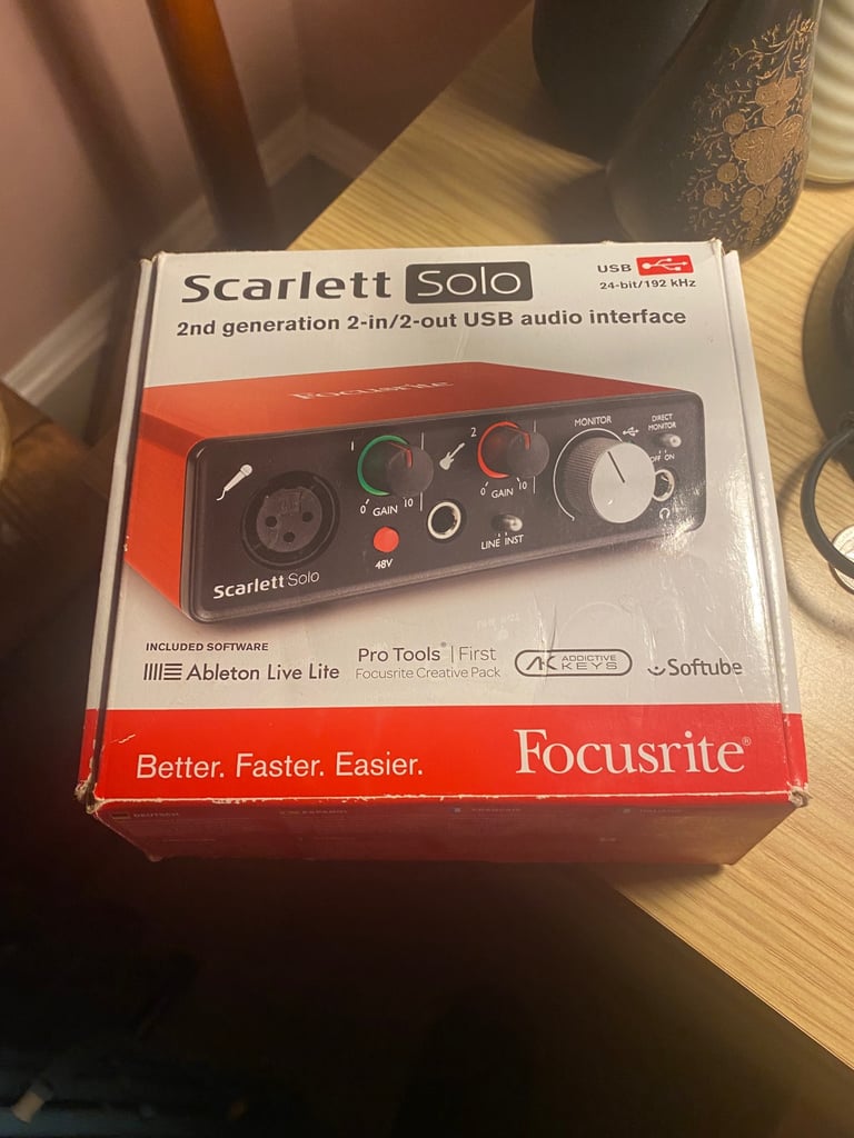 Focusrite Scarlett Solo Audio Interface 2nd generation 