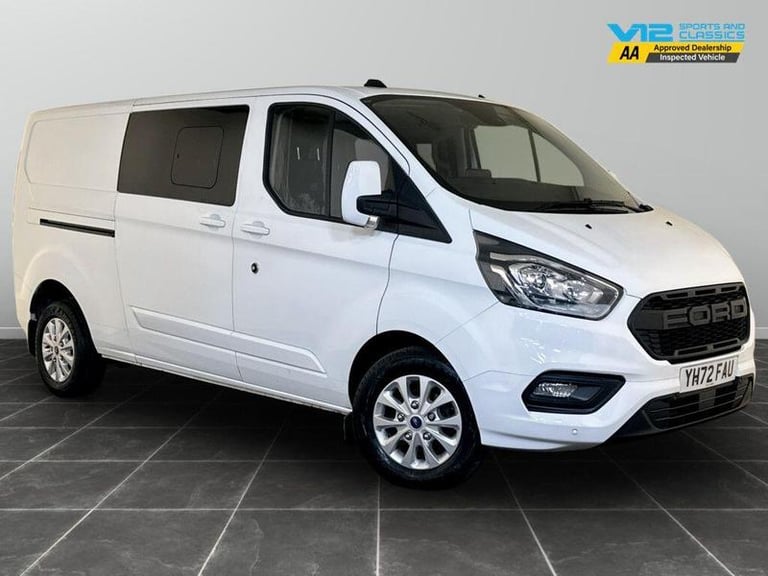 2022 Ford Transit Custom 2.0 300 EcoBlue Limited Crew Van Auto L2 H1 Euro 6 5dr Automatic Combi V...
