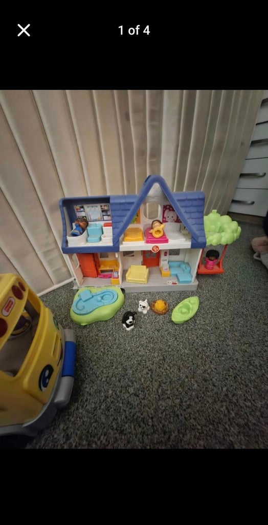 Fisher price house and bus