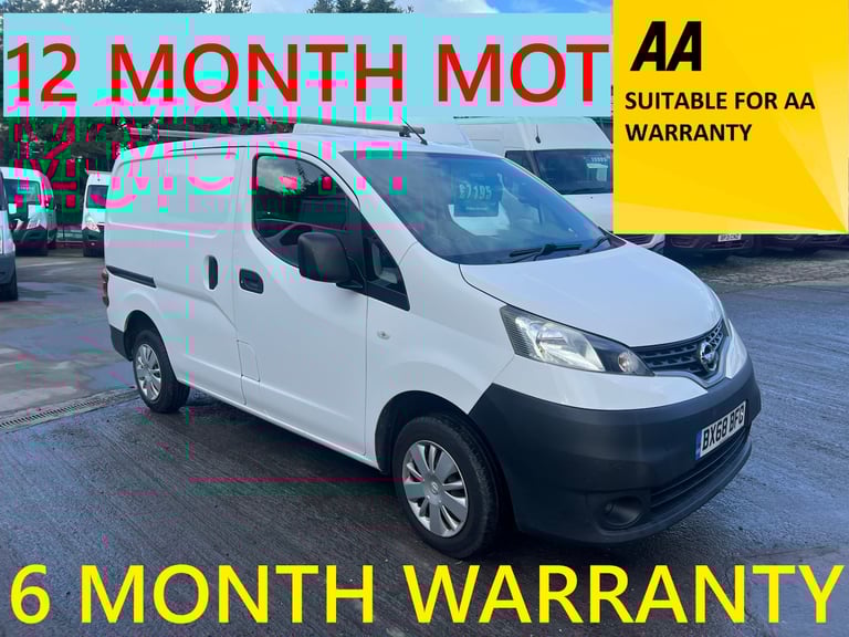 2018 Nissan NV200 1.5 dCi Acenta Van Euro 6 CAR DERIVED VAN Diesel Manual