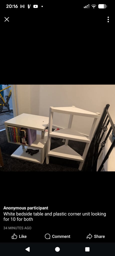 image for White tables ten for both teak desk 25 Ono 
