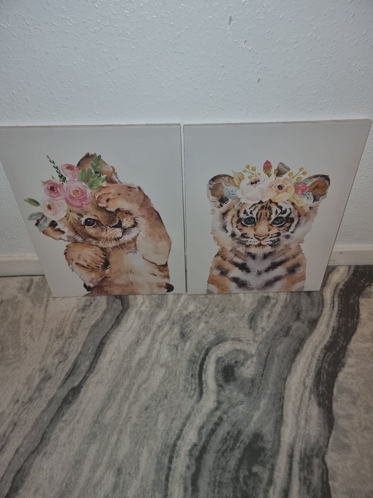 image for Tiger canvas X2