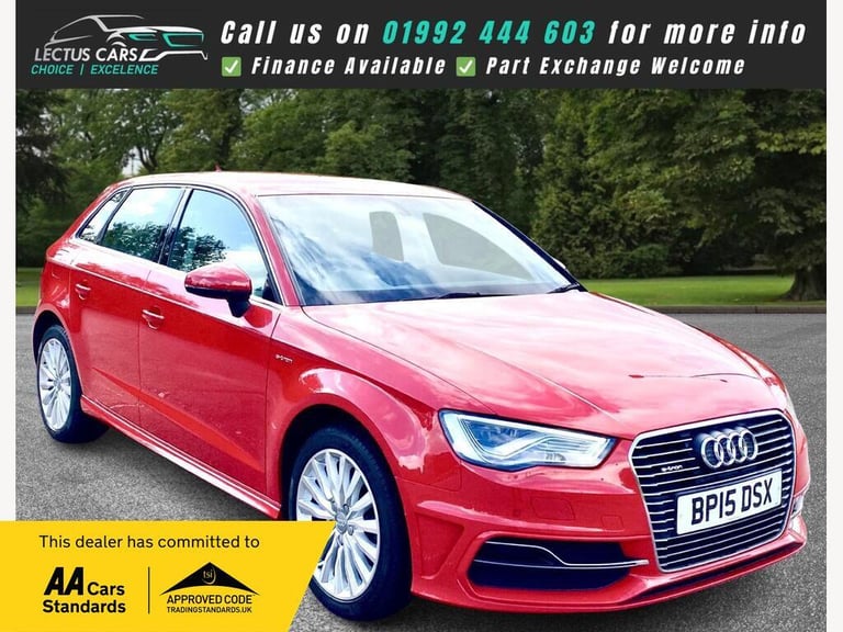 image for 2015 Audi A3 1.4 TFSI e-tron Sportback e-S Tronic Euro 6 5dr 8.8kWh HATCHBACK Petrol/Electric Hyb...
