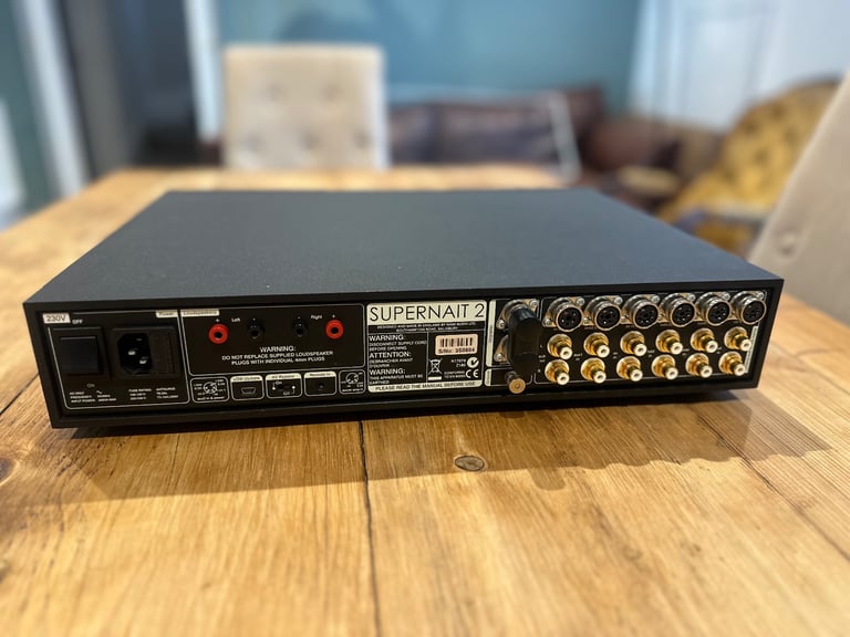 Naim Supernait 2 Integrated Amplifier with Remote, Manual, Box, Mint, Serviced
