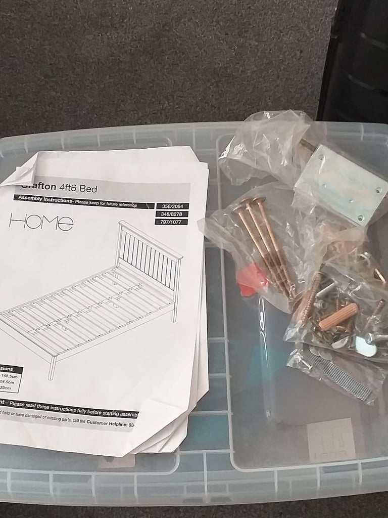 image for Fairly New Double Bed Frame 