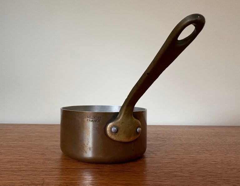 image for Small, Vintage, copper saucepan, Made in France 🇫🇷